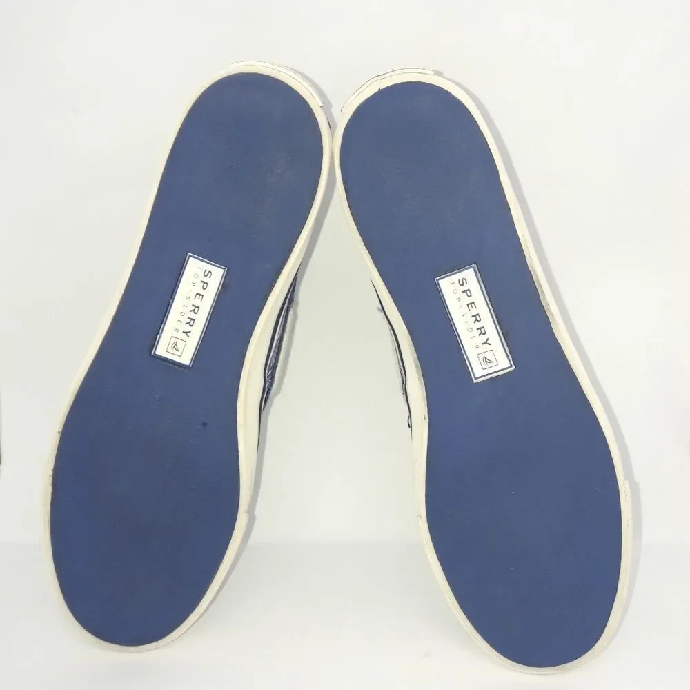 Sperry Top Sider Men's Boat Shoes Size 7 M Blue, Green,‎ White